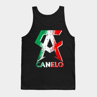 vintage logo canelo alvarez Tank Top